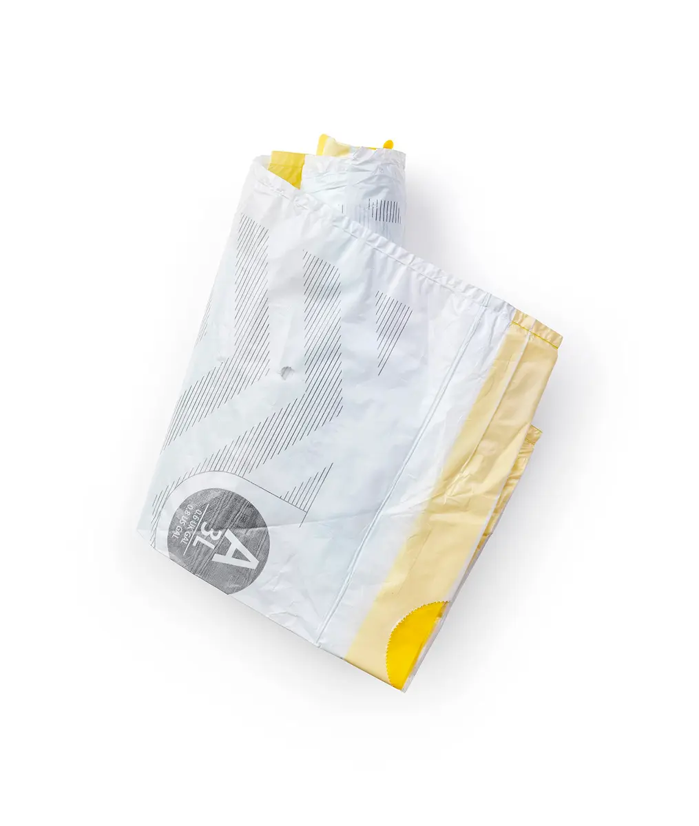 Brabantia PerfectFit Trash Bags 0.8 Gallon | Extra Strong Plastic Bin Liners with Tie Tape Handles - view 2