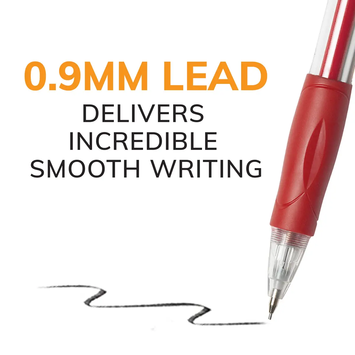 BIC Velocity Strong Lead Mechanical Pencils, 0.9mm Thick Point, 12-Count Pack | Bold Writing for Students & Heavy Writers - view 2