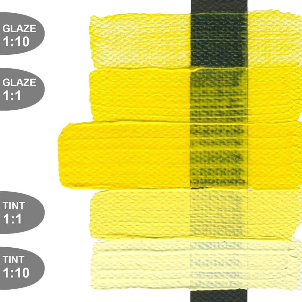 Golden Heavy Body Acrylics Primary Yellow 5 fl. oz. Tube | Thick, Smooth, Artist-Grade Paint - view 4