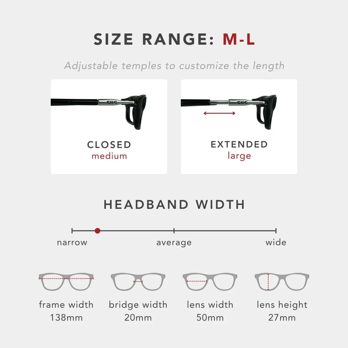 Clic Original Long Magnetic Reading Glasses M-L Tortoise 1.75 Diopters | Front Connect Neck-Hanging Eyewear - view 7