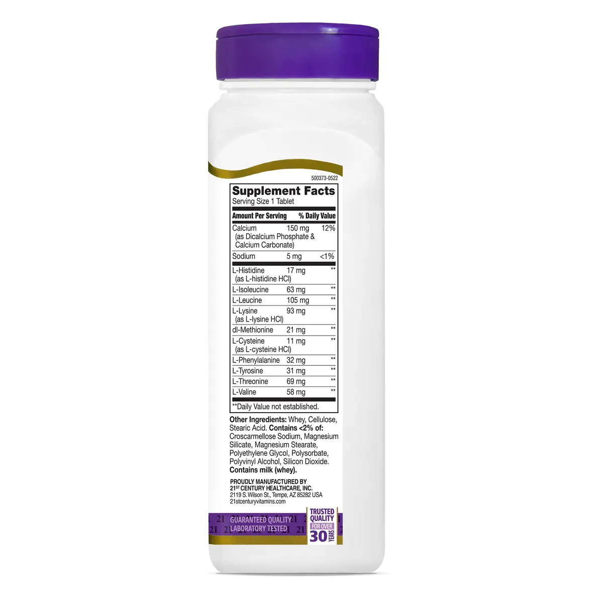 21st Century Daily Amino Acid Tablets 120 Count | Supports Muscle Recovery & Wellness - view 6