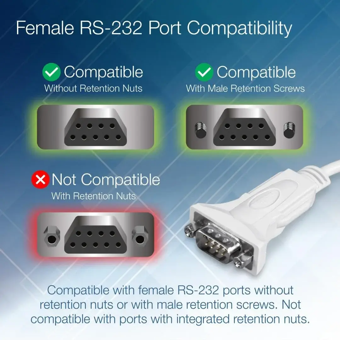 TRENDnet USB to Serial 9-Pin Converter Cable TU-S9 | 64cm (25 in.) - view 4