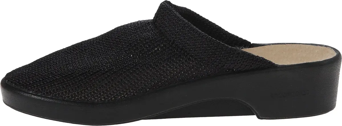 Arcopedico Women's Light Black Clog Shoe 6.5 M US | Signature Techno Elastic Knit Comfort - view 2