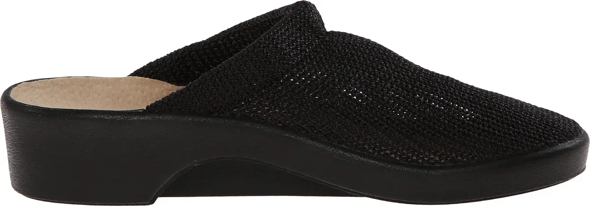 Arcopedico Women's Light Black Clog Shoe 6.5 M US | Signature Techno Elastic Knit Comfort - view 5