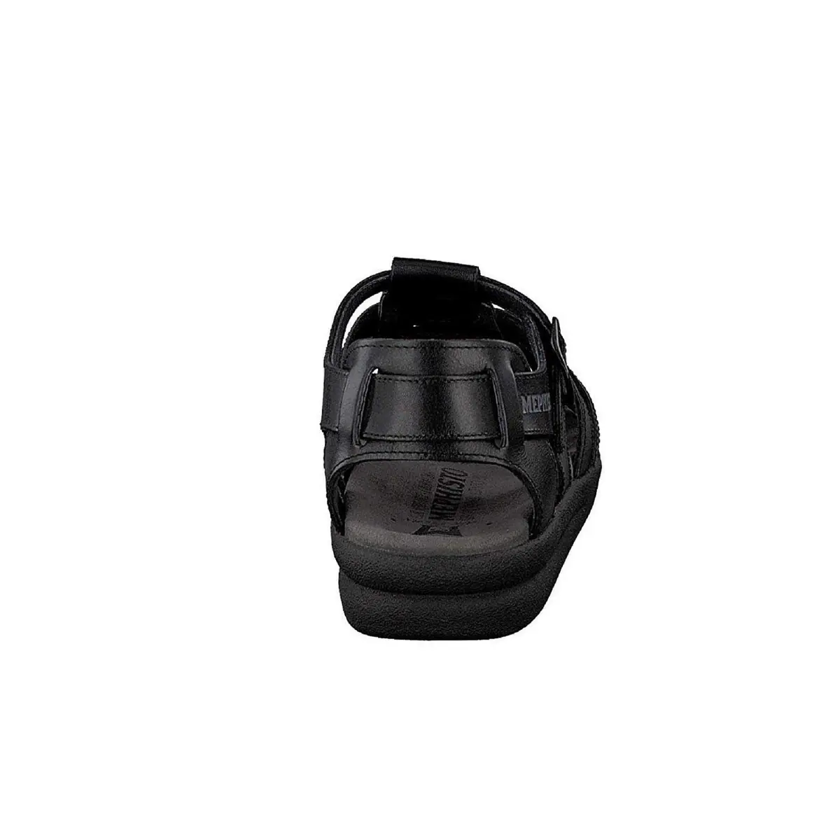 Mephisto Sam Sandals Black Leather 9 M US | Classic Comfort & Support - view 3