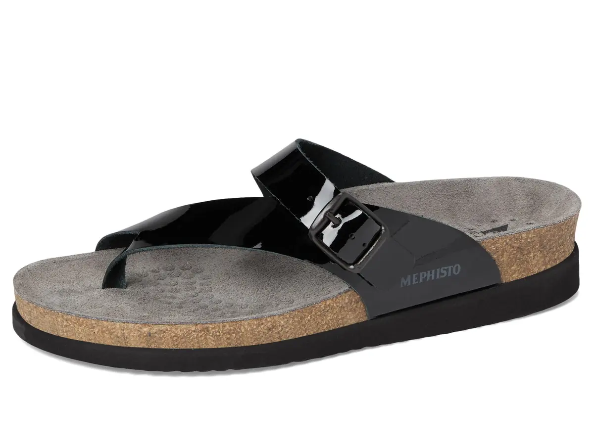 Mephisto Helen Sandals Black Patent Leather | Support & Style (70-120 chars) - view 7
