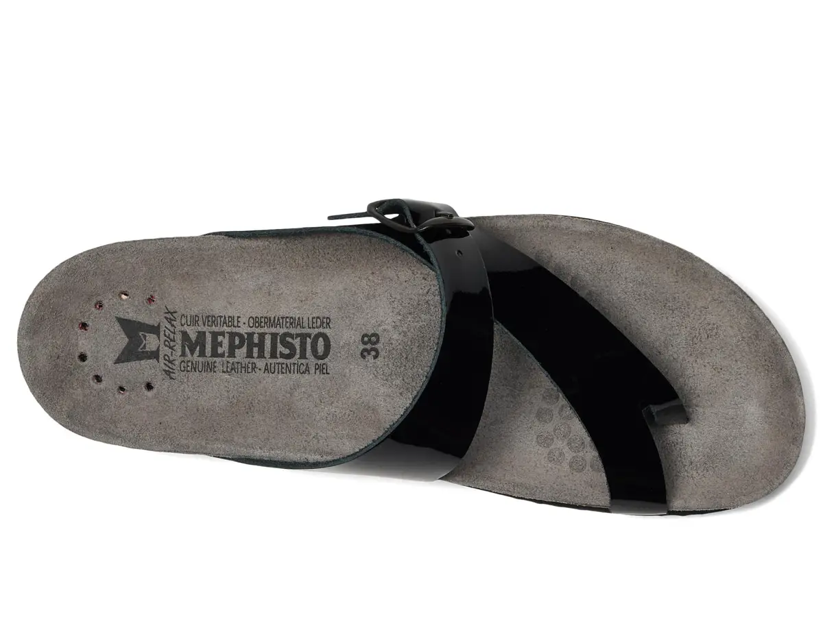 Mephisto Helen Sandals Black Patent Leather | Support & Style (70-120 chars) - view 2