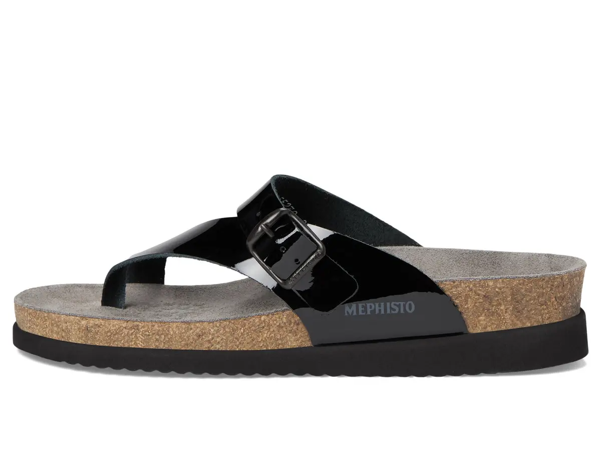 Mephisto Helen Sandals Black Patent Leather | Support & Style (70-120 chars) - view 4
