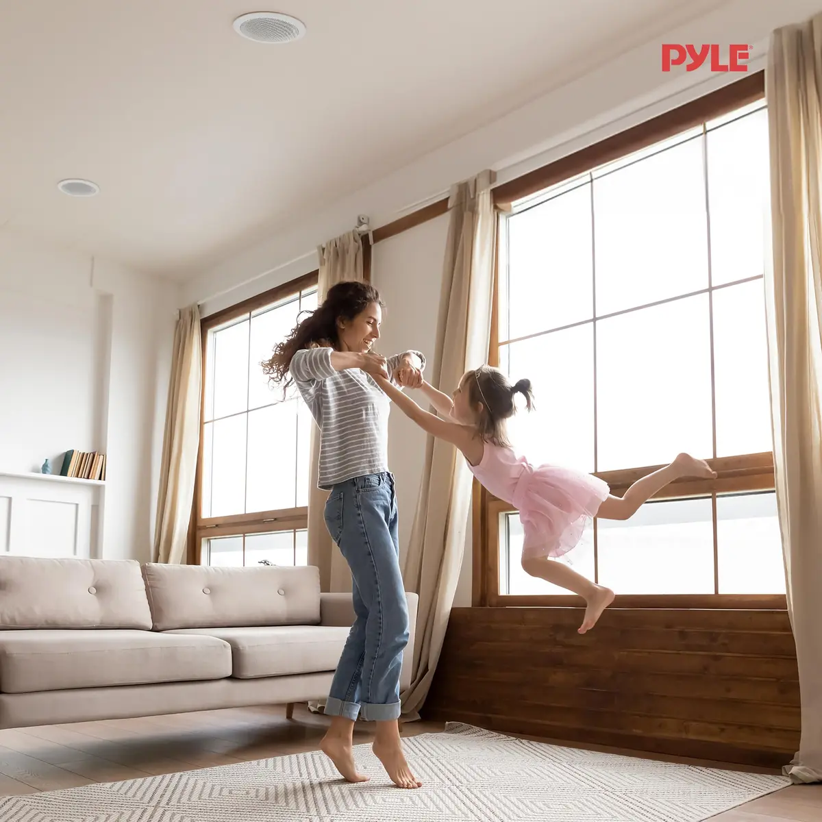 Pyle PDIC61RD 6.5-inch In-Wall/In-Ceiling Speakers - Pair of 2-Way 200W Peak Power | 70Hz-20kHz Frequency Response - view 9