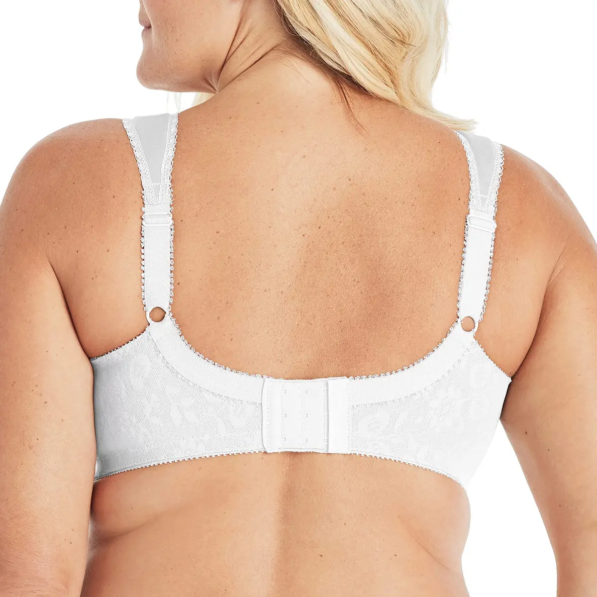 PLAYTEX Womens 18 Hour Original Comfort Strap Full Coverage Us4693, Available in Single and 2-Packs Bras, White, 42C US - view 4