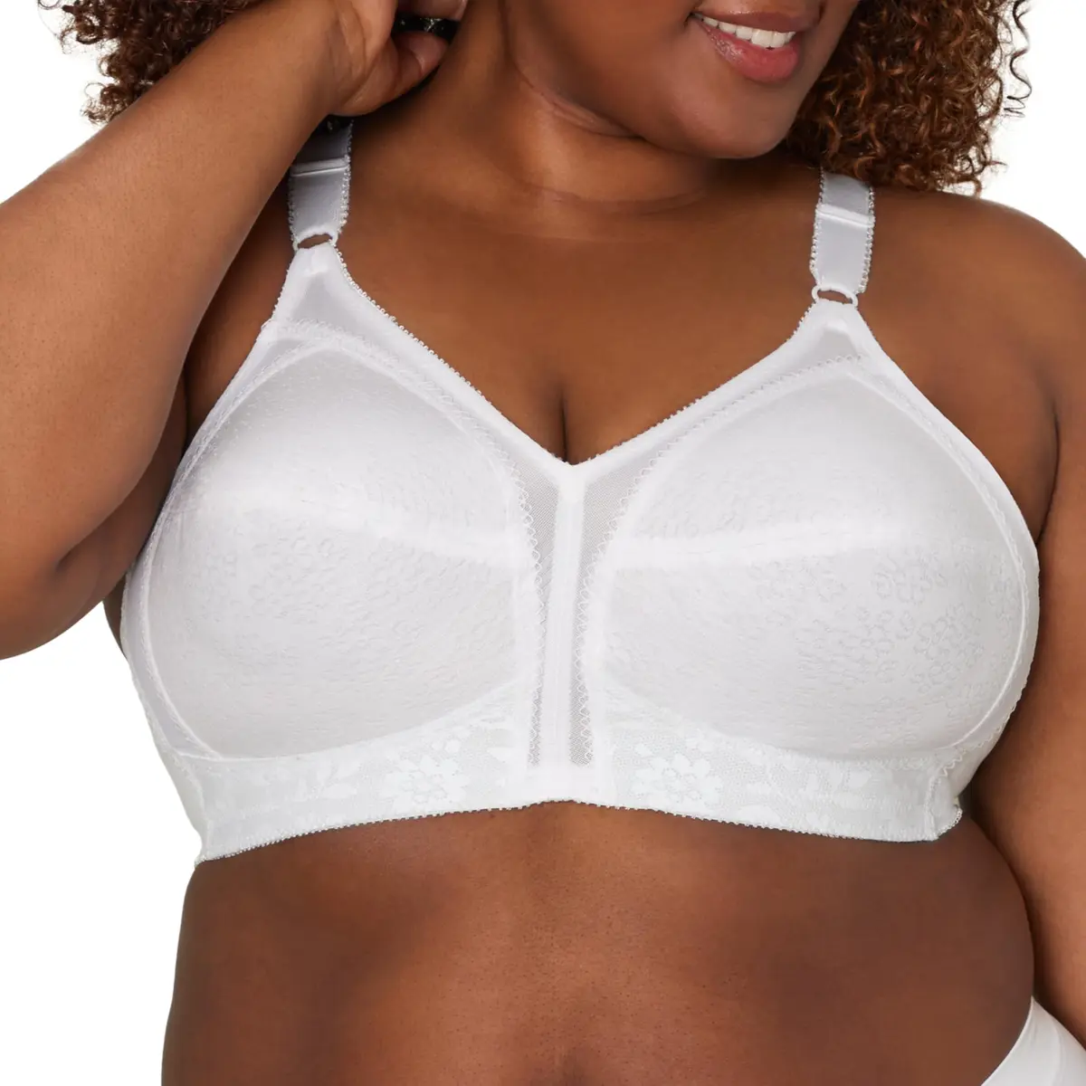 PLAYTEX 18 Hour Wireless Support Bra White 34B | Support & Comfort in India - main product image