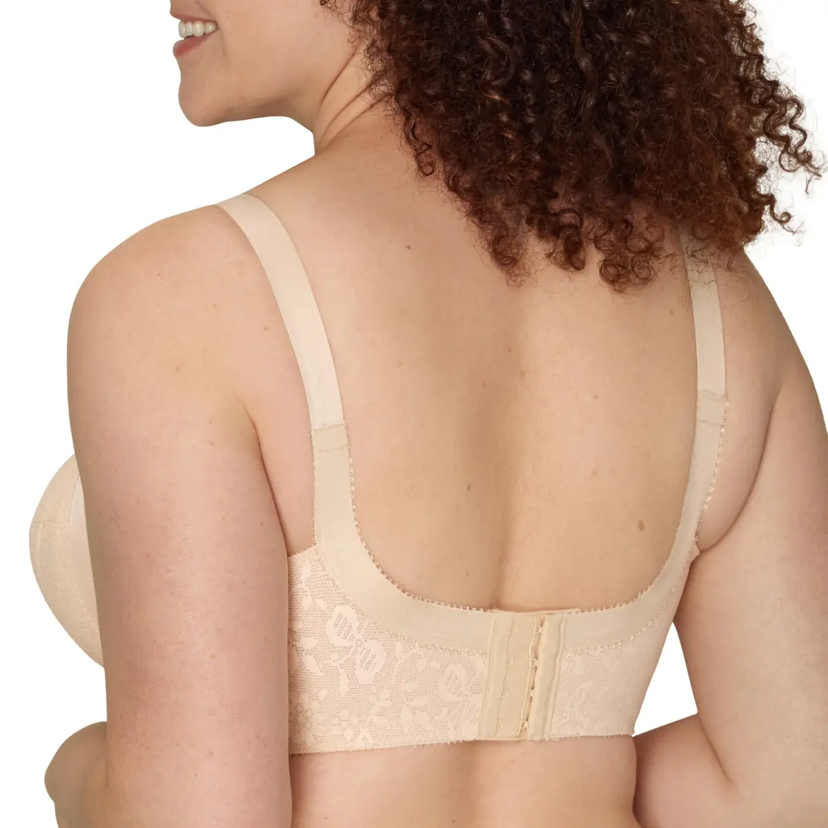 PLAYTEX Women's 18 Hour Soft Cup Wirefree Bra, Beige, 38C | Supportive, Comfortable & Chic - view 2