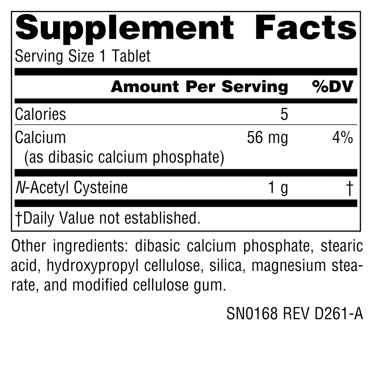 Source Naturals N-Acetyl Cysteine 1000 mg | Antioxidant Support for Optimal Health - view 2