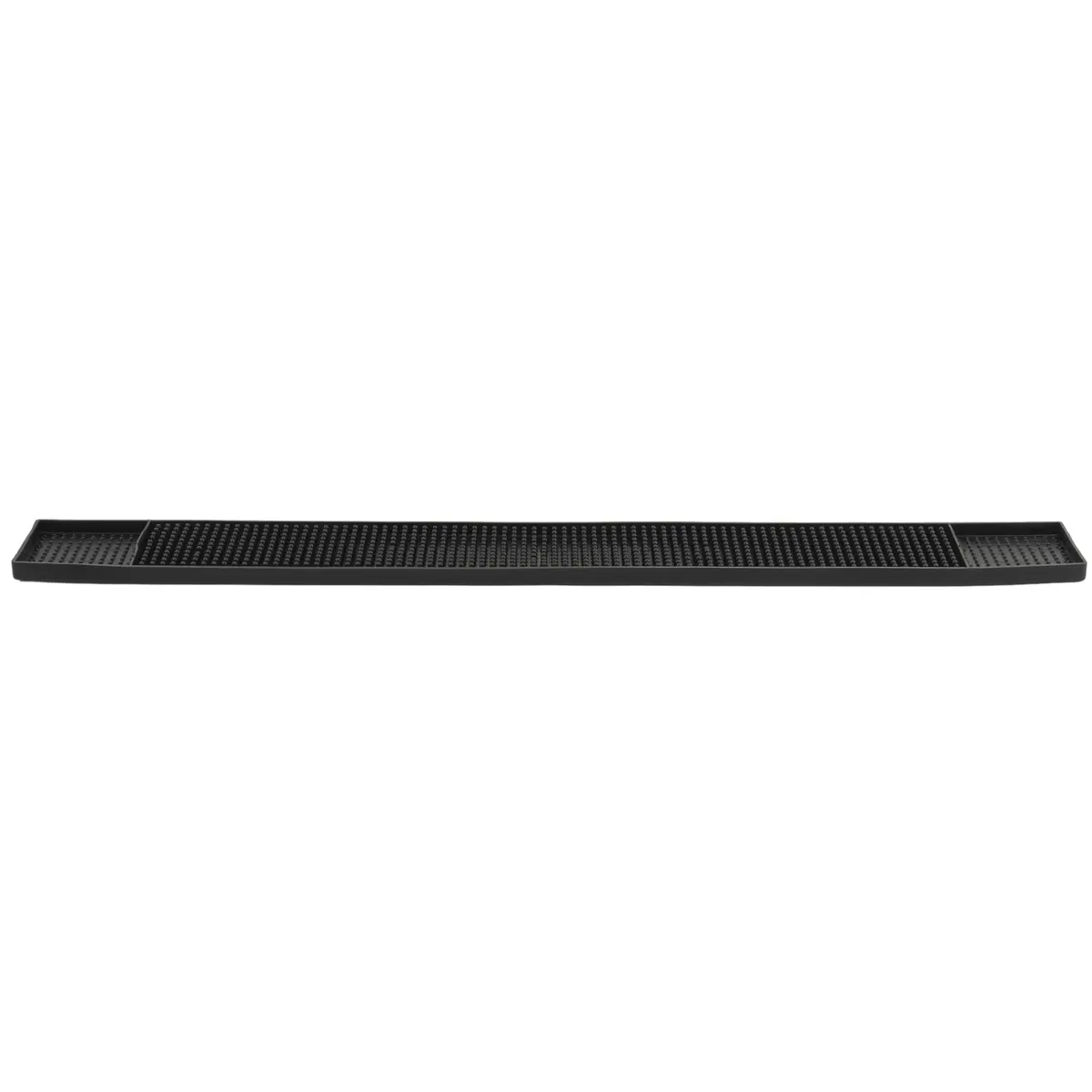 Winco 27-Inch x 3.25-Inch Bar Mat, Black, Medium | NSF-Certified Spill Protection & Space Saving - main product image