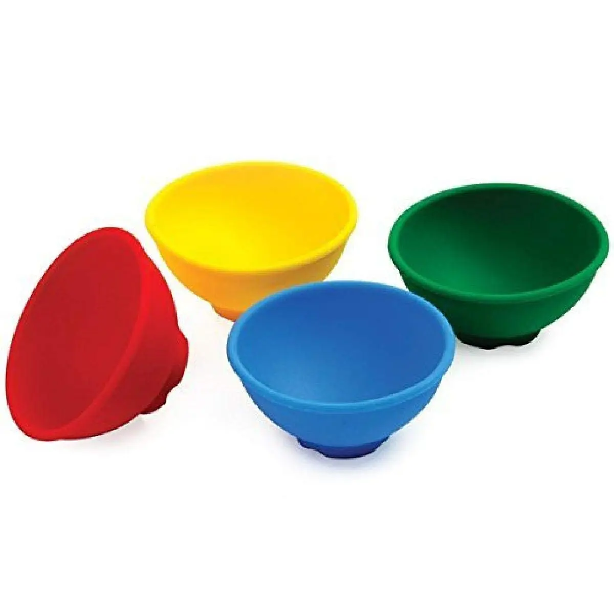 Norpro Silicone Mini Pinch Bowls Set of 4 | 50 ml, Modern, Multicolor, Dishwasher Safe - main product image