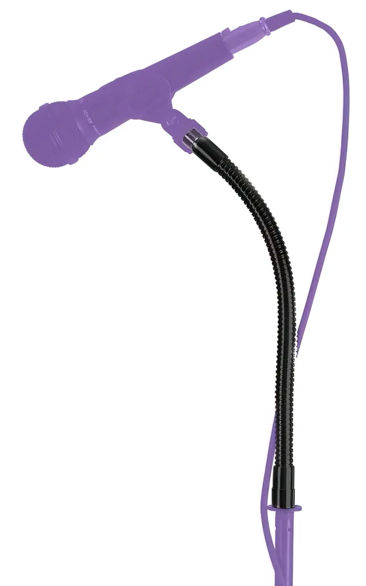 OnStage 13" Microphone Gooseneck Black | Flexible Metal Stand with 5/8"-27 Threading - view 5