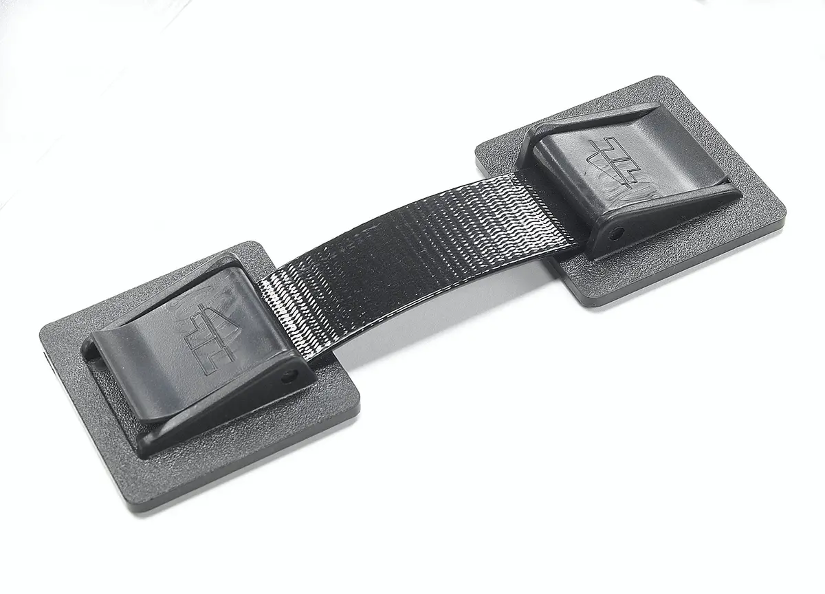 Parent Units 2 Pack Equipment Safety Straps, Black | Easy-to-Use Electrical Safety Fasteners - main product image