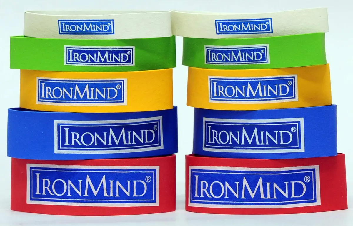 IronMind Expand-Your-Hand Bands 10 Pack (45g / 1.5oz) | Prevent Tennis Elbow & Carpal Tunnel Pain - view 2