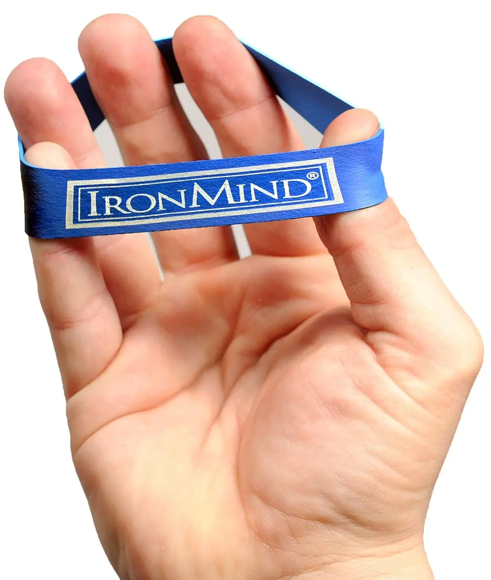 IronMind Expand-Your-Hand Bands 10 Pack (45g / 1.5oz) | Prevent Tennis Elbow & Carpal Tunnel Pain - view 3
