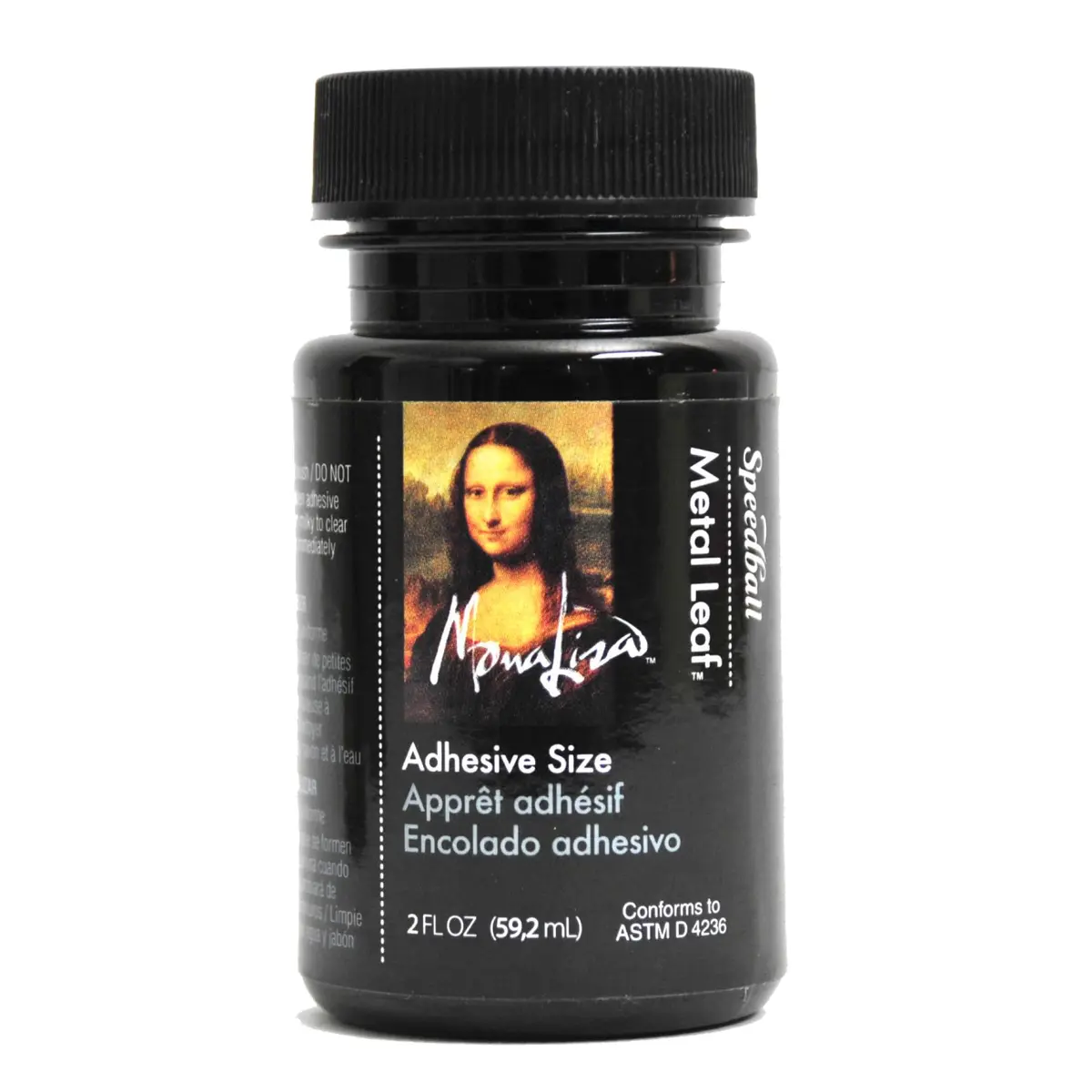 Speedball Mona Lisa Metal Leaf Adhesive 59ml (2 fl oz) | Water-Based Gilding Glue for Crafts - main product image