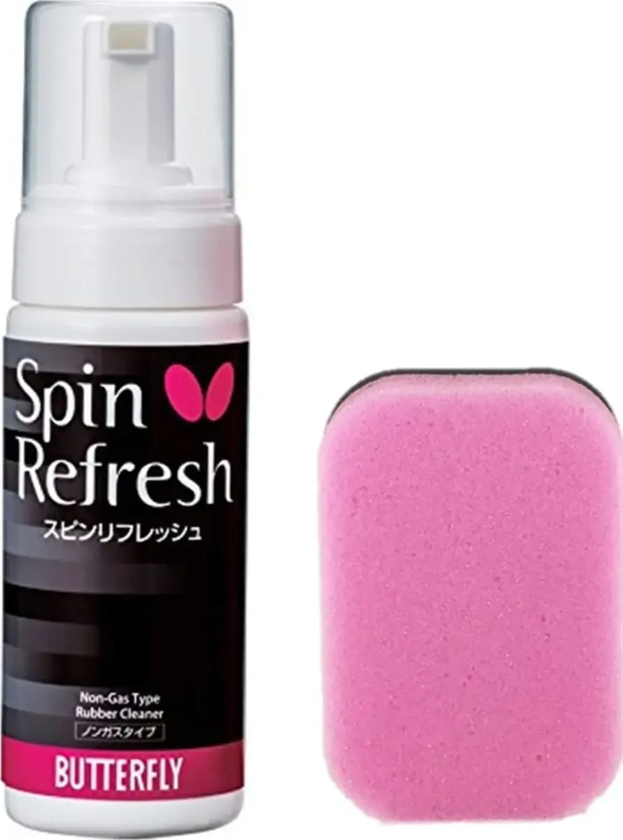 Butterfly Table Tennis Racket Care Kit | Spin Refresh Cleaner & Sponge | 150ml Bottle - main product image