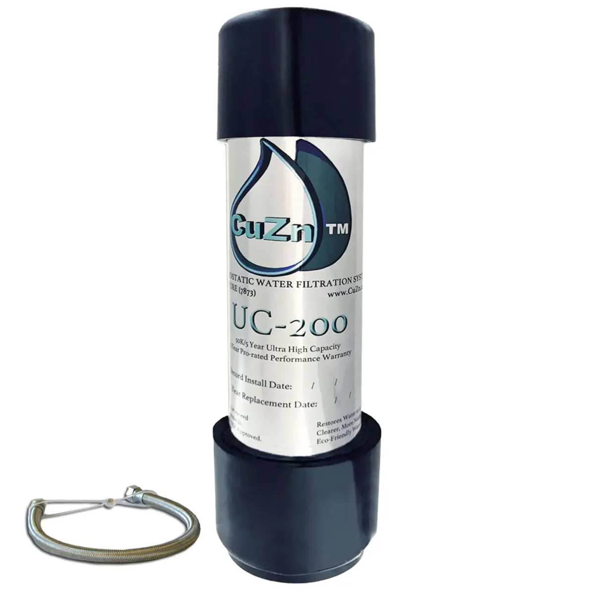 CuZn UC-150 Under Sink Water Filter 2.27 kg (3.5 lb) | Reduces PFAs, Lead, Chlorine — 5 Year Filter Life - view 4