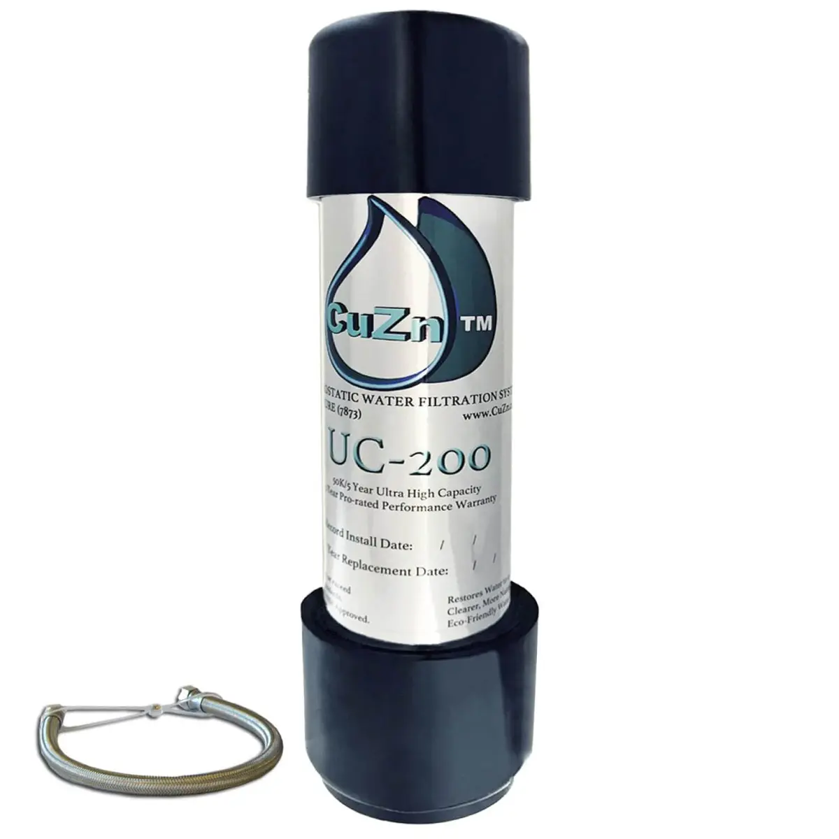 CuZn UC-150 Under Sink Water Filter 2.27 kg (3.5 lb) | Reduces PFAs, Lead, Chlorine — 5 Year Filter Life - main product image