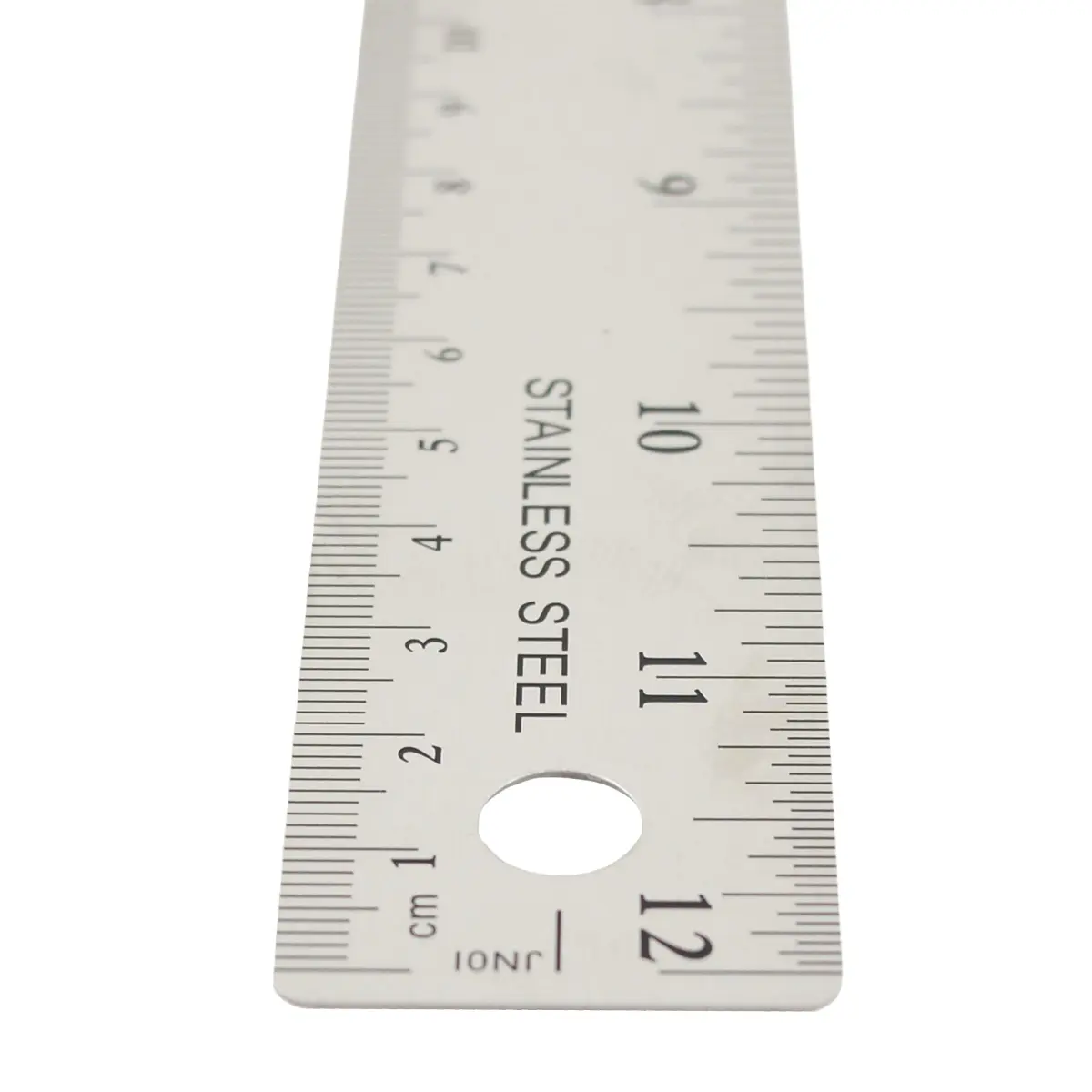 Westcott 12-Inch Stainless Steel Ruler with Cork Base | Etched Dual Scale - view 4