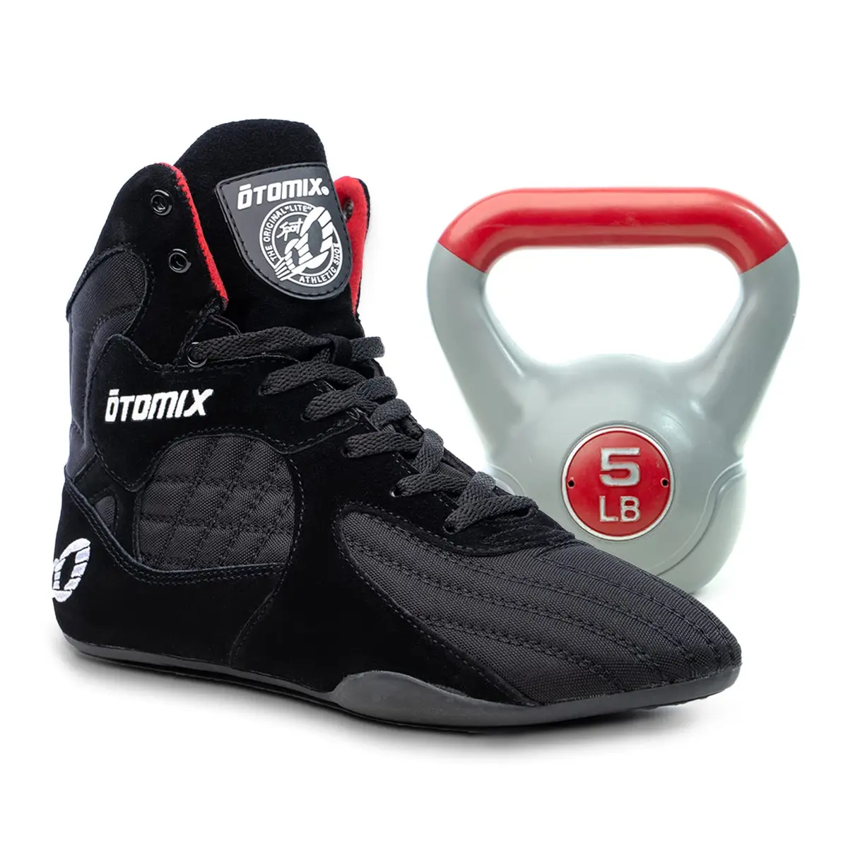 Otomix Men's Bodybuilding Lifting MMA & Wrestling Shoes Black 11 | Ultra Light Support & Traction - view 7