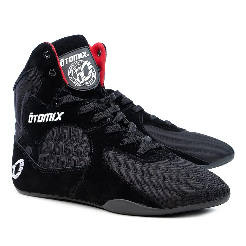 Otomix Men's Bodybuilding Lifting MMA & Wrestling Shoes Black 11 | Ultra Light Support & Traction - view 3