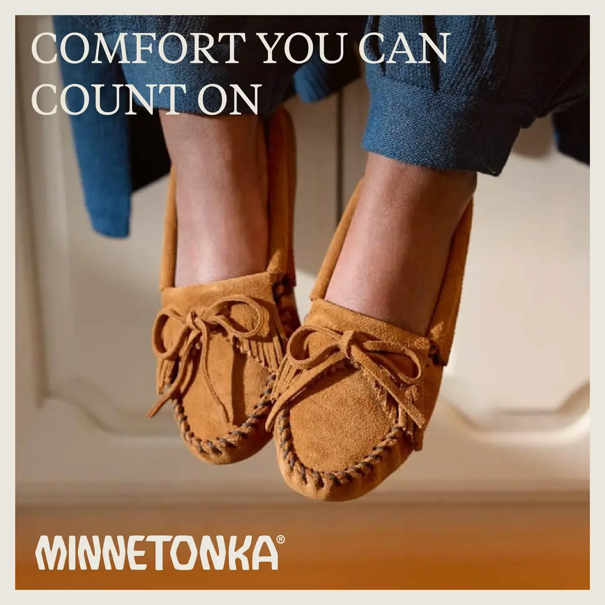Minnetonka Kilty Suede Softsole Moccasin, 6 M US | Classic Women's Slippers with Fringed Style - view 4