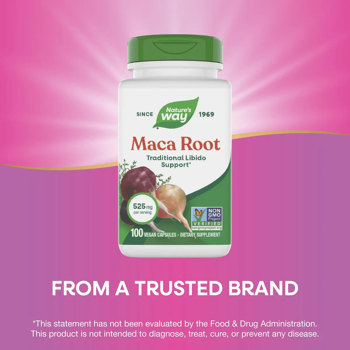 Nature's Way Maca Root Capsules 100 Count | Traditional Libido Support with 525 mg Maca - view 4