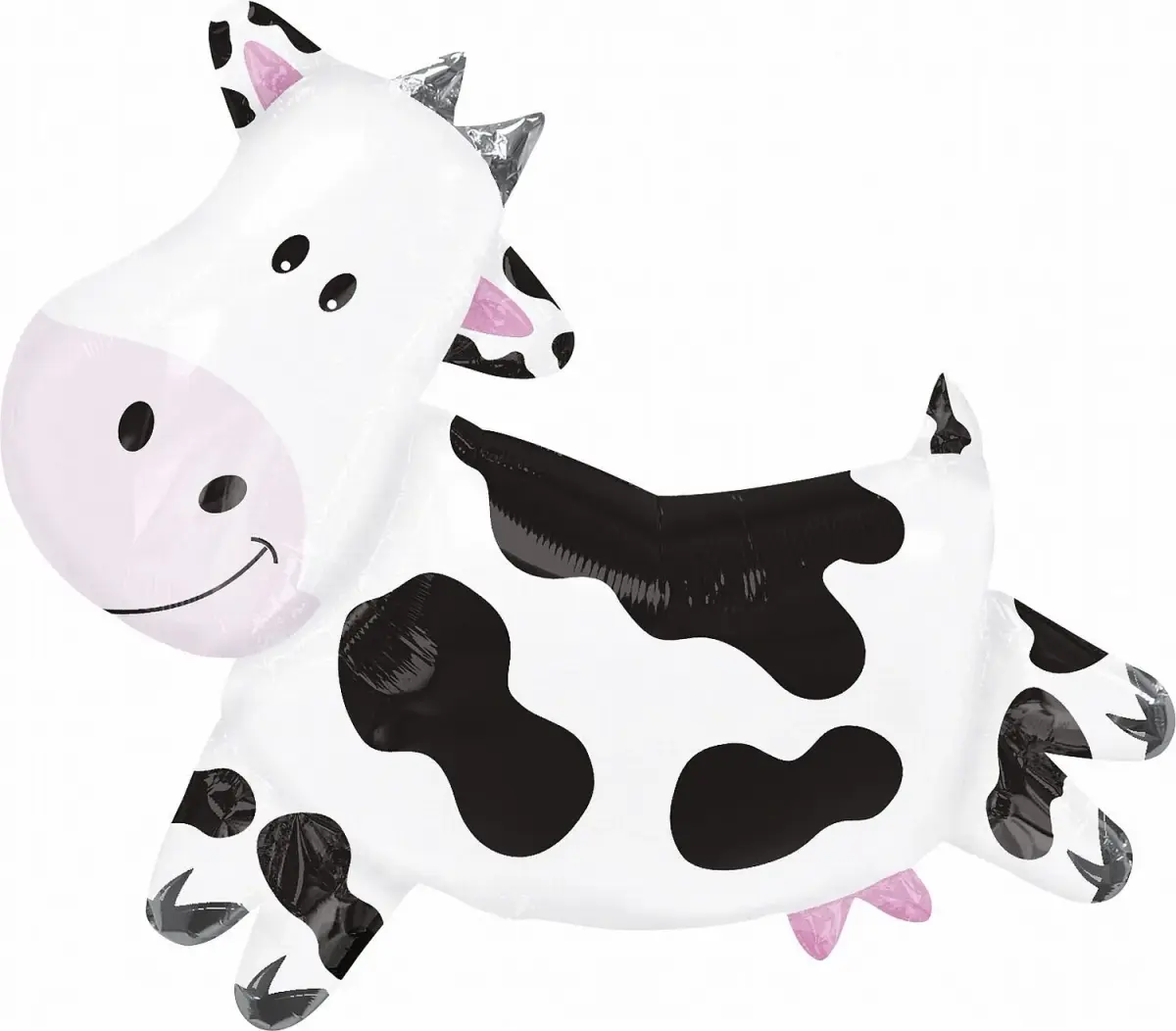 Amscan Cow Shape Mylar Foil Balloon 76cm (30 Inches) | Party Essential for Indian Celebrations - main product image