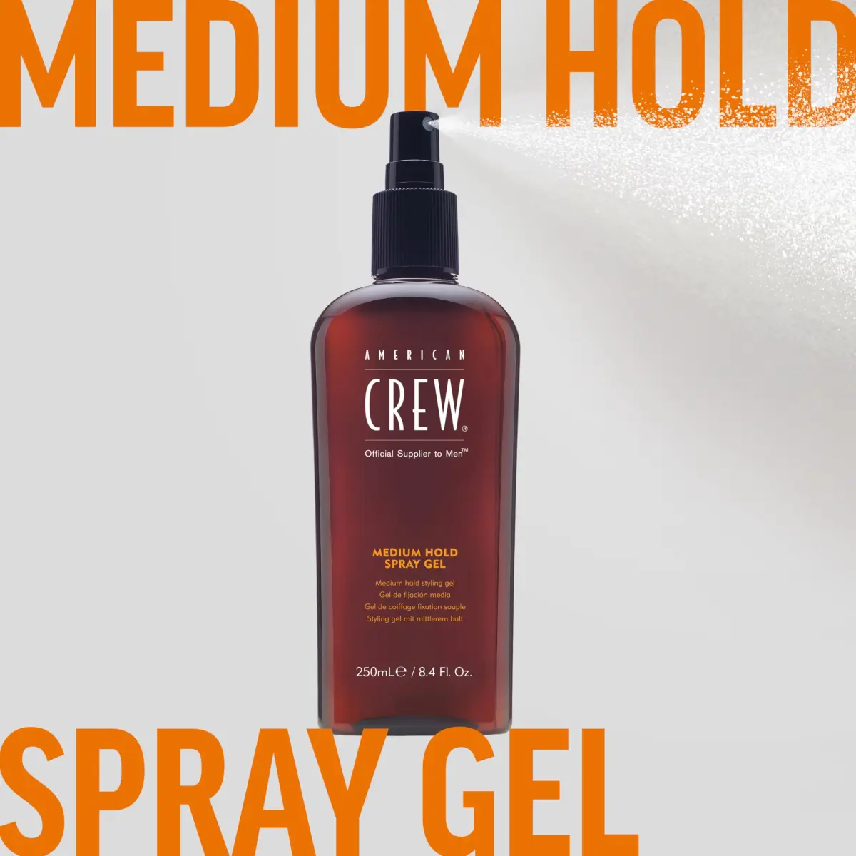 American Crew Men's Hair Spray, Medium Hold, 8.45 Fl Oz | Natural Look, Alcohol-Free - view 7