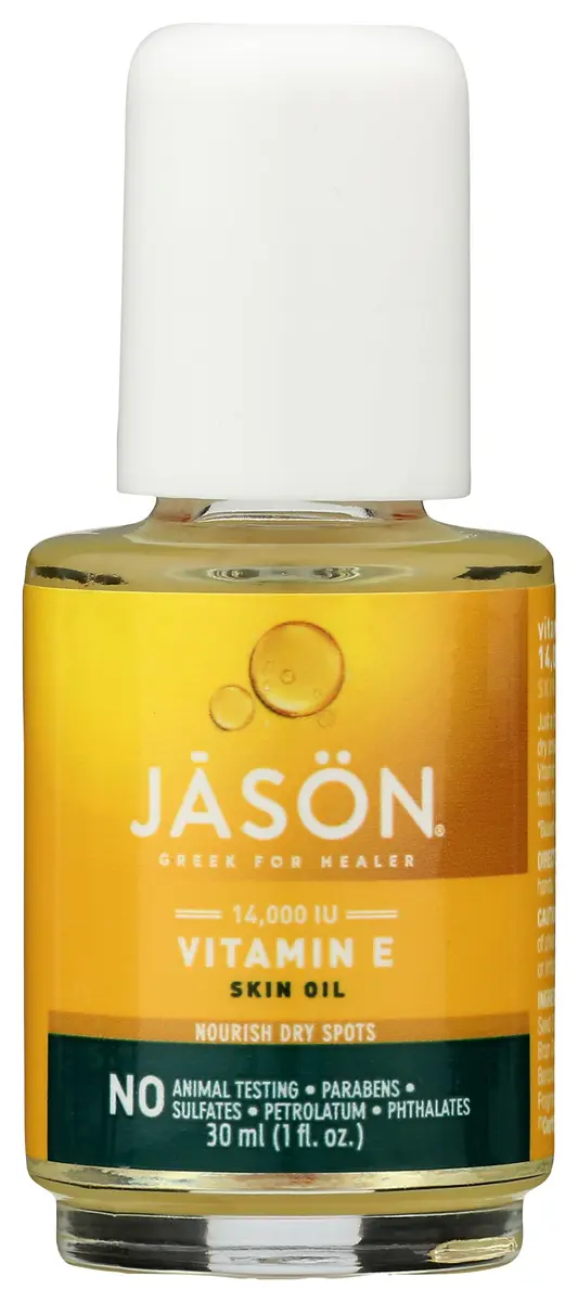 JASON Vitamin E 14,000 IU Moisturizing Oil | Nourishes Dry Skin, Cruelty-Free, 1 Fl Oz - main product image