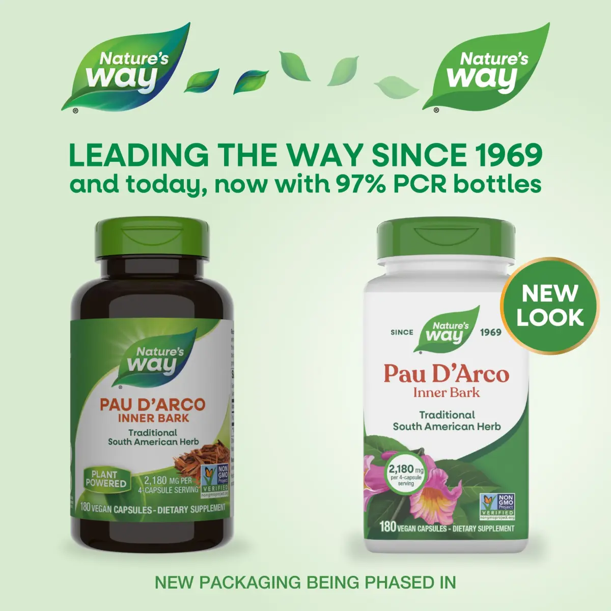Nature's Way Pau d'Arco Inner Bark Herbal Supplement 180 Count | Traditional South American Herb - view 2