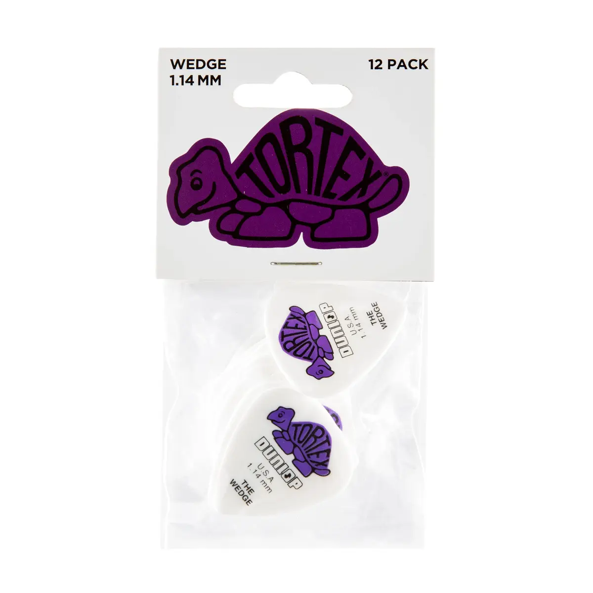 Jim Dunlop Tortex® Wedge Pick 1.14MM | Bright, Durable, USA-Made Guitar Pick - view 4