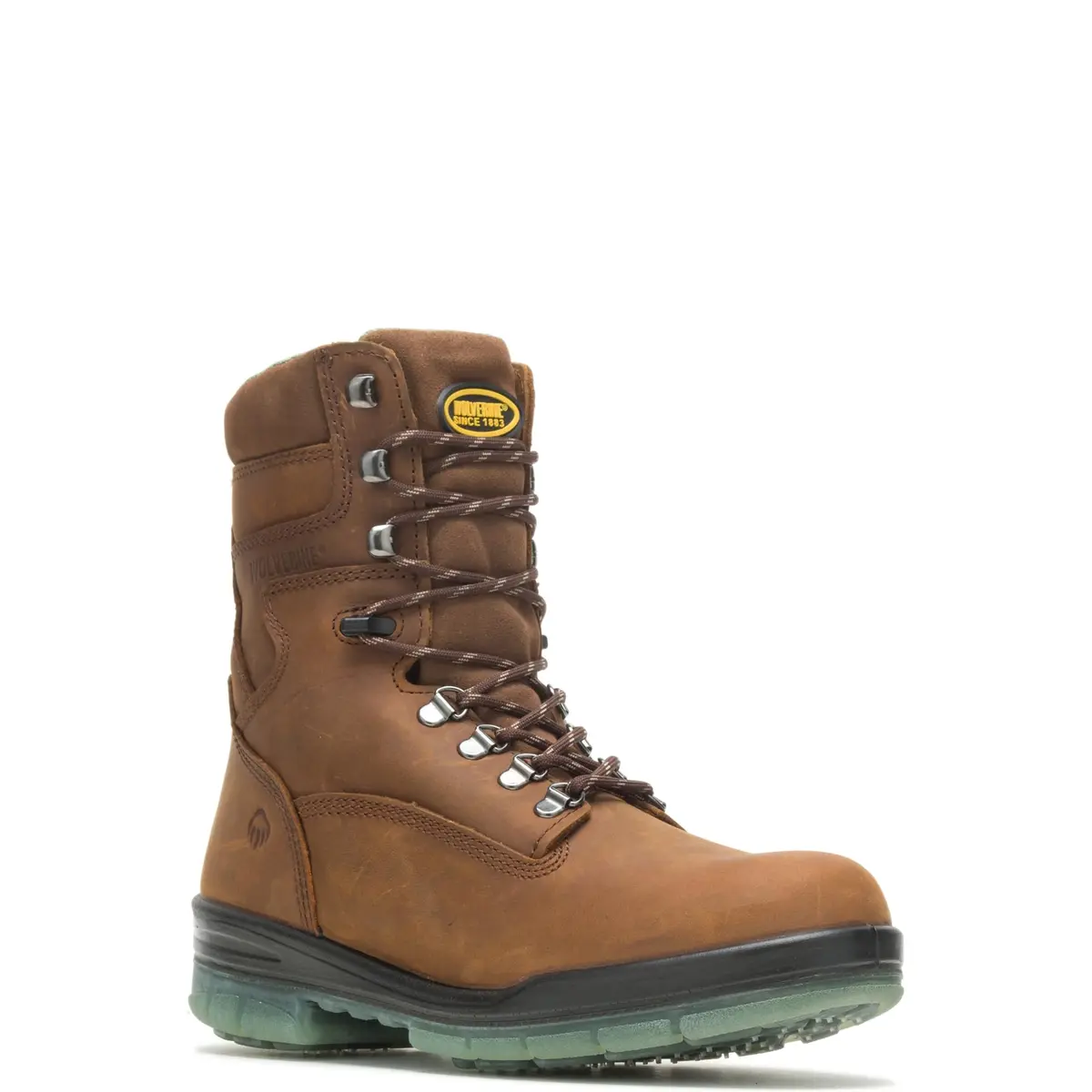Wolverine Durashocks 8in Industrial Boots | Unisex Work Safety Footwear with Shock Absorbing Pads - view 2