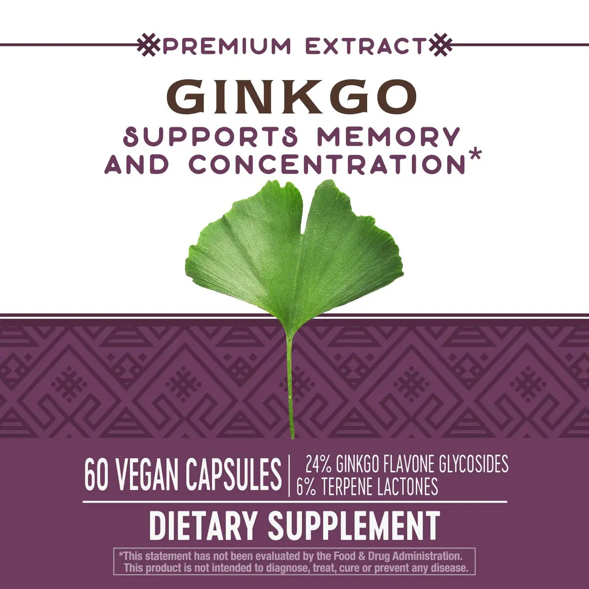 Nature's Way Ginkgo Biloba 60 ct | Supports Memory & Concentration* - view 9