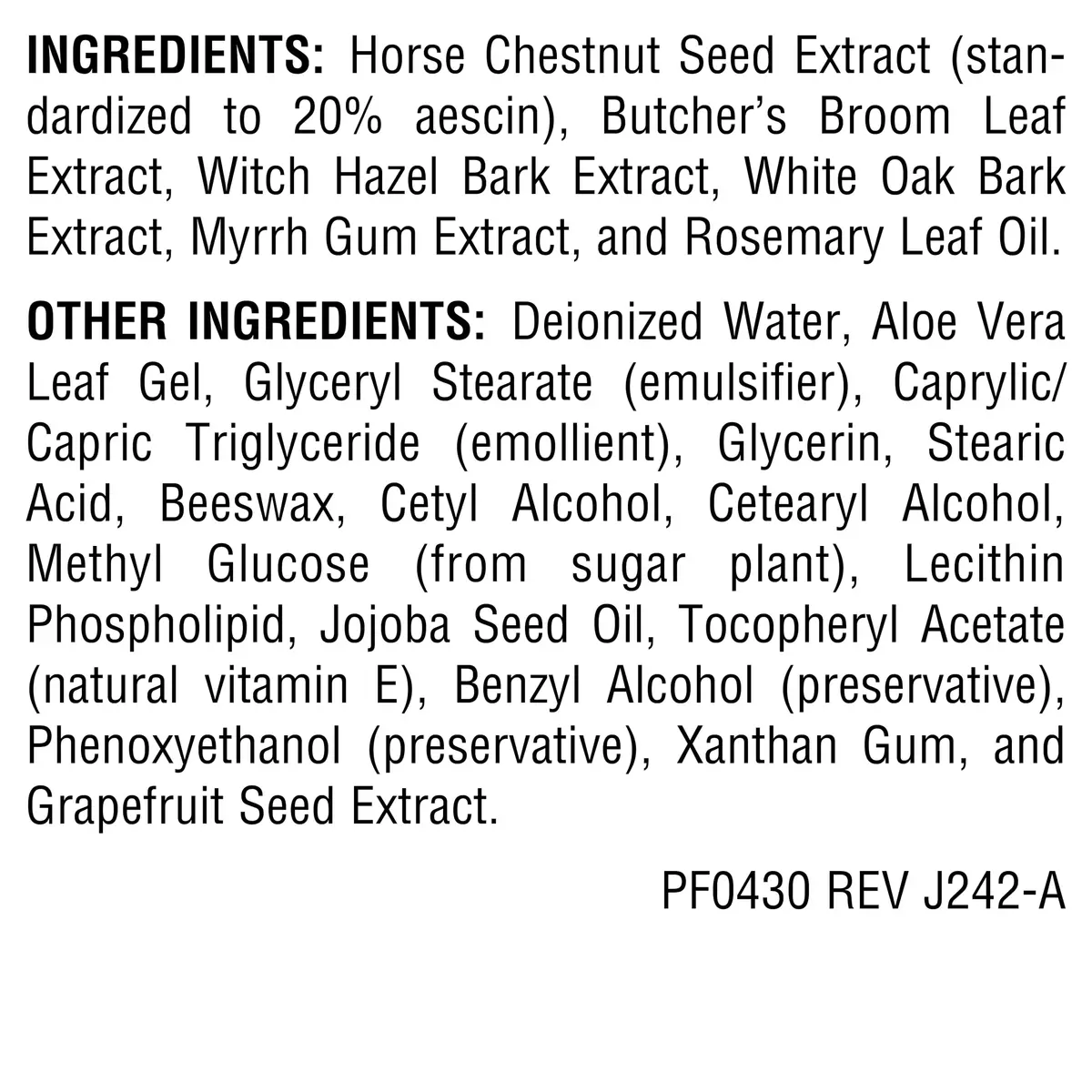 Planetary Herbals Horse Chestnut Cream 2 oz (59 ml) | Supports Vein Appearance - view 2
