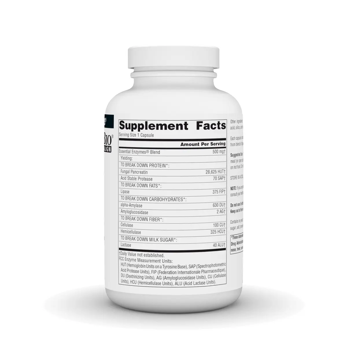 Source Naturals Essential Enzymes Digestive Aid* - 500mg | Digestive Support for Optimal Nutrition - view 3