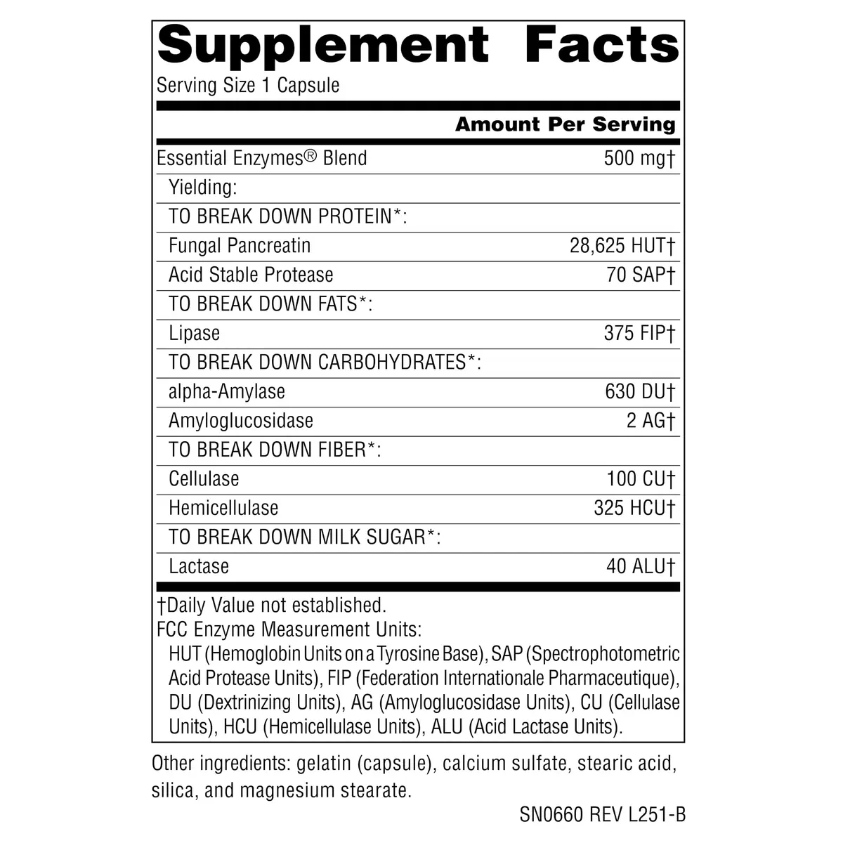 Source Naturals Daily Essential Enzymes, 500 mg | Digestive Support & Nutrient Absorption - view 2