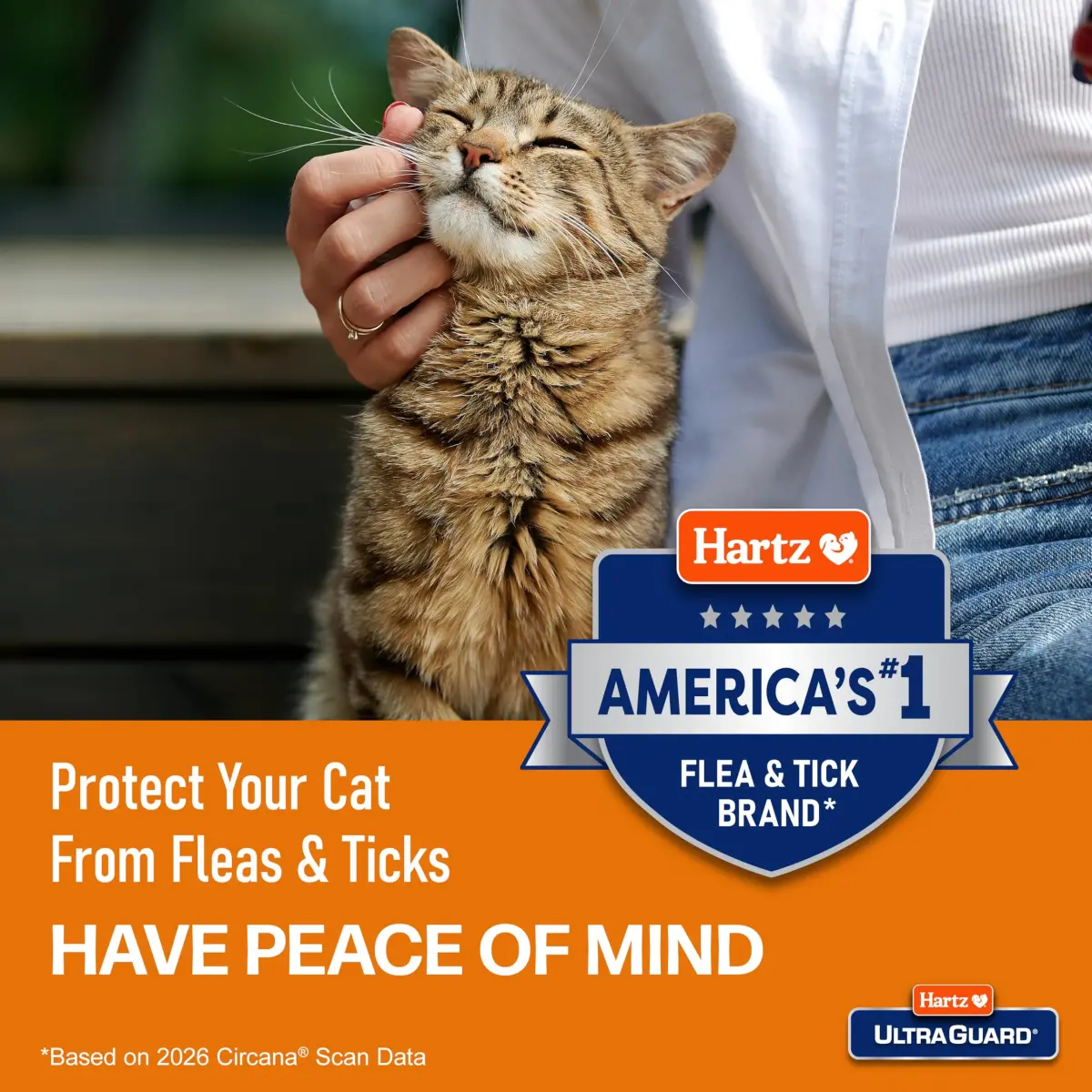 Hartz UltraGuard Flea & Tick Collar for Cats and Kittens, 7 Month Protection, White | Water-Resistant Breakaway Safety Release - view 5