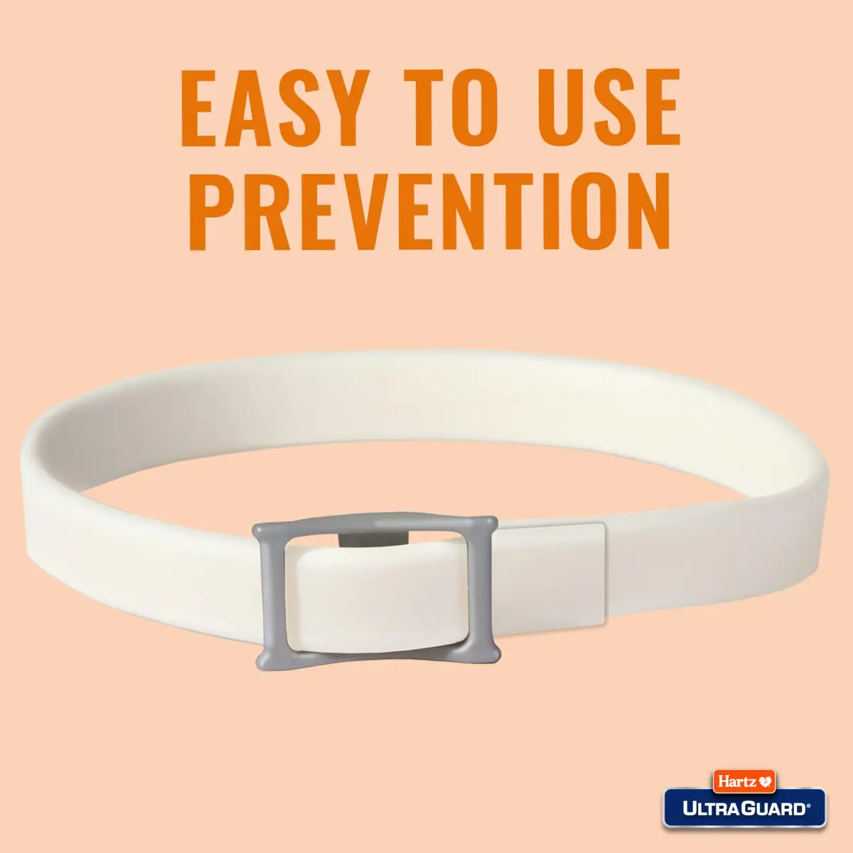 Hartz UltraGuard Flea & Tick Collar for Dogs & Puppies, White, 7-Month Protection | 20 Inch Neck - view 4