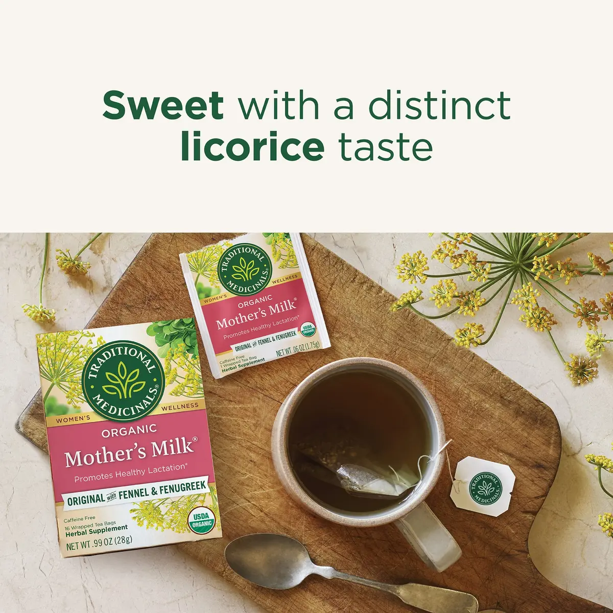 Traditional Medicinals Organic Mother's Milk Tea Bags 96 | Supports Lactation, Organic & Caffeine-Free - view 3
