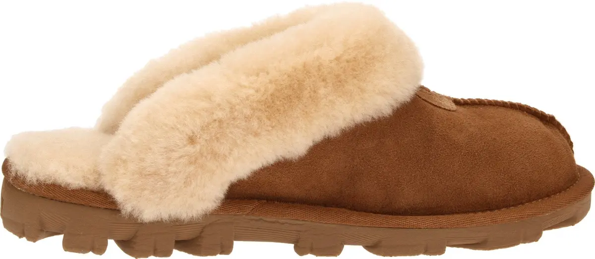 UGG Women's Coquette Slipper, Chestnut, Size 10 | Soft Sheepskin Comfort for Indoors & Outdoors - view 3