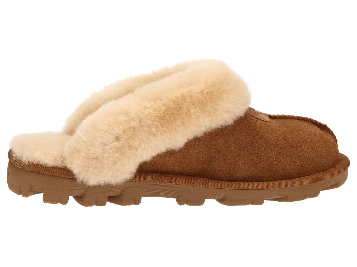 UGG Women's Coquette Slipper, Chestnut, Size 10 | Soft Sheepskin Comfort for Indoors & Outdoors - view 4