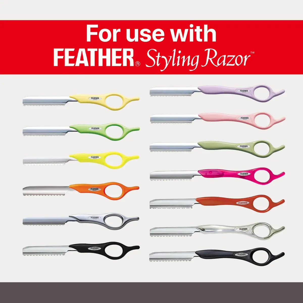 Feather Styling Razor Blades - Hair Cutting Replacement Pack 10 Ct | Precision Japanese Blades for Salon & Home Use - view 5