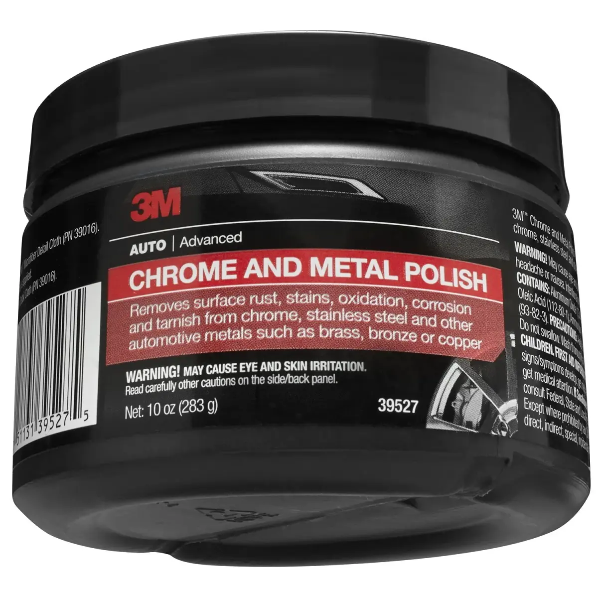 3M Chrome and Metal Polish 283g (10 oz) | Restores Shine on Wheels, Trim, Bumpers - main product image