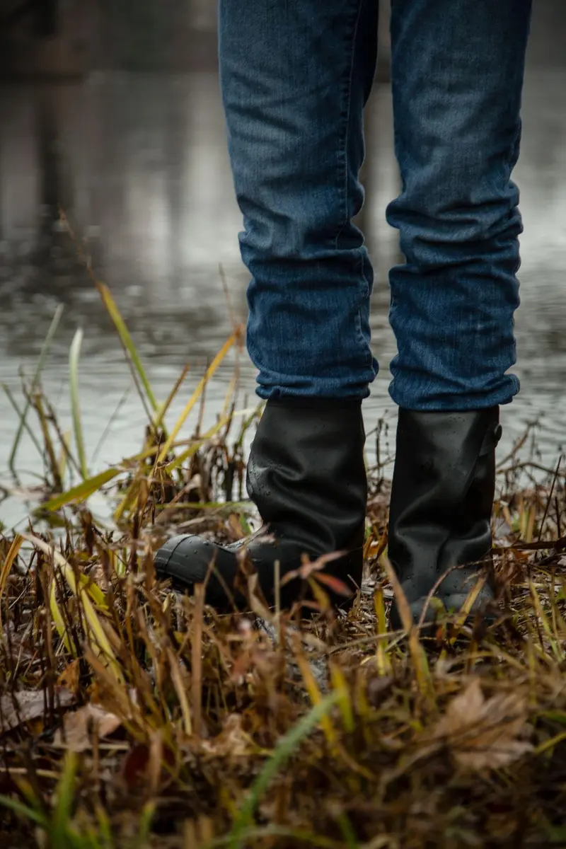 TINGLEY Womens 10-inch Overshoe With Button Mid Calf Boot | Waterproof, Slip-Resistant, Heavy Duty - view 2